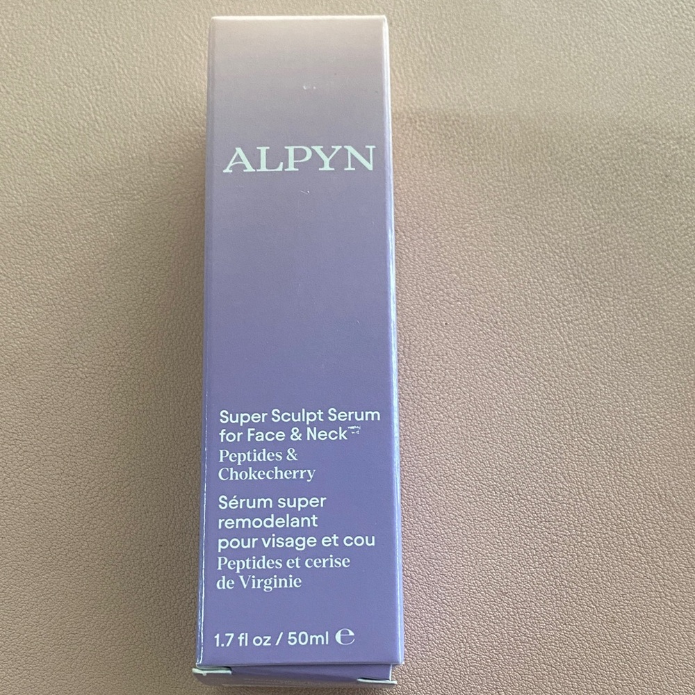ALPYN Super Sculpt Serum for Face & Neck - Purple Packaging